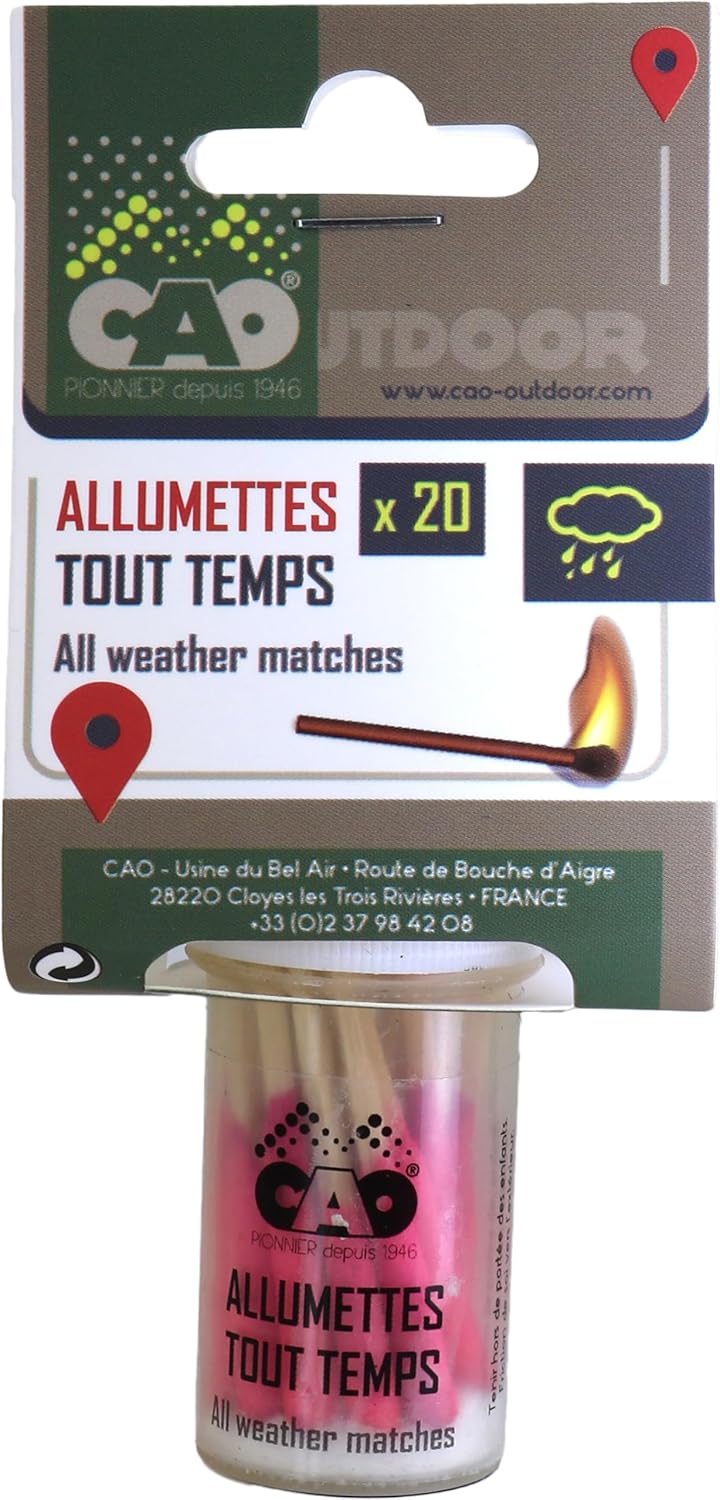 Allumettes tout temps x20 - CAO Outdoor