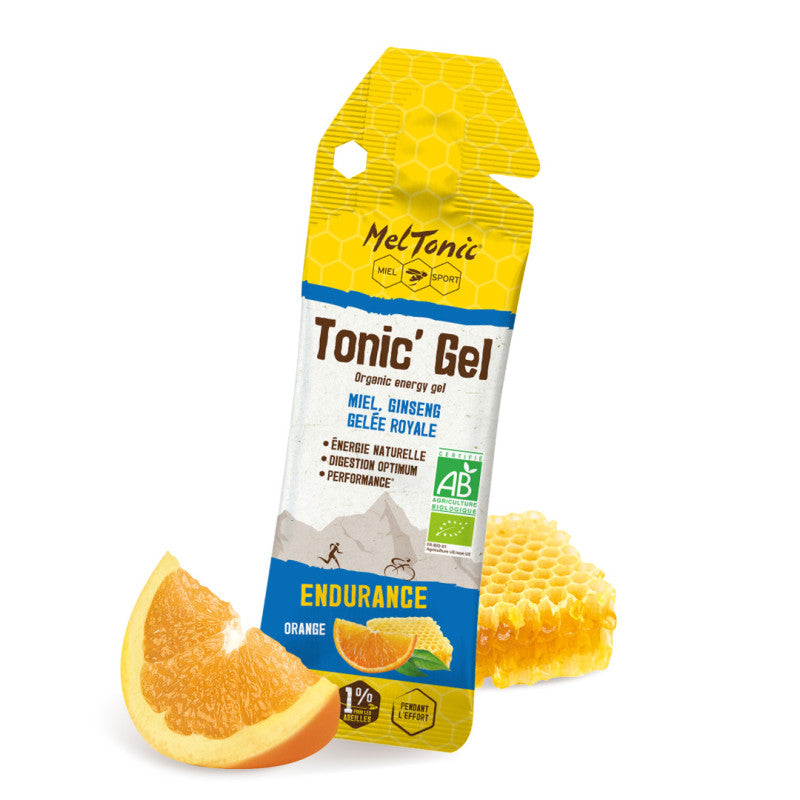 Gel énergétique Bio Endurance bio Miel Ginseng gelée royale - MelTonic