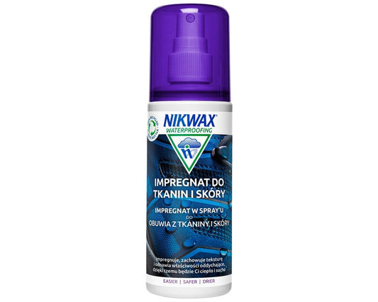 Spray imperméabilisant Fabric and Leather Waterproofing 125 ml Nikwax