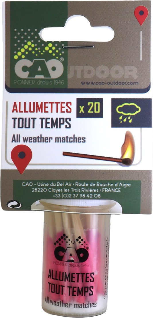 Allumettes tout temps x20 - CAO Outdoor