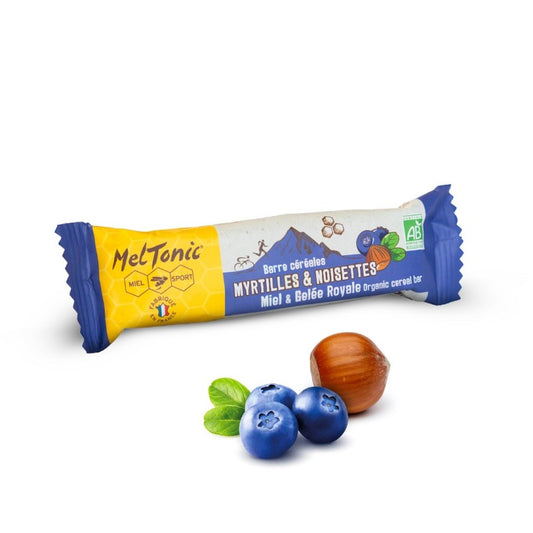 Barres céréales Bio - Myrtilles et noisettes - MelTonic