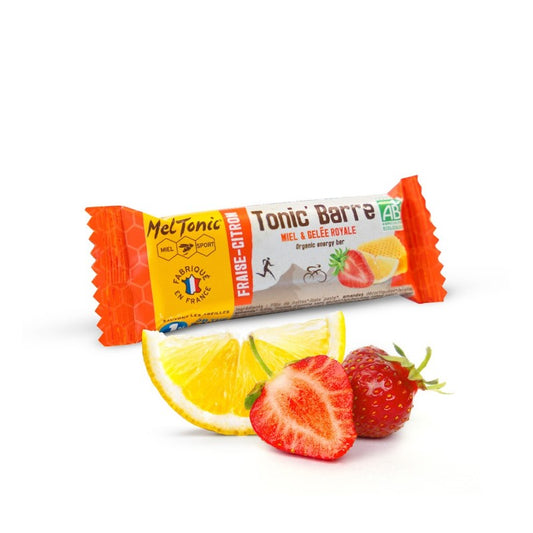 Barre énergétique bio Fraise Citron - MelTonic