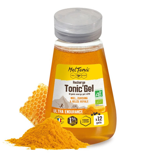 Gel énergétique Bio Ultra Endurance Bio Miel curcuma gelée royale - MelTonic