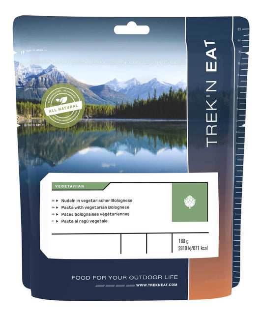 Pâtes bolognaises végétariennes - TREK'N EAT