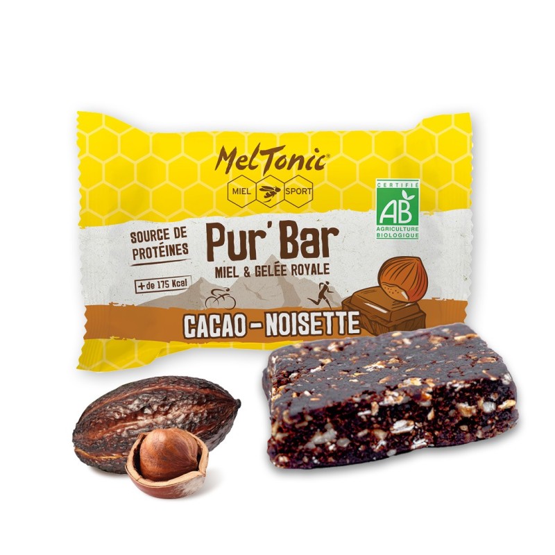 Barre énegrétique Bio - Cacao Noisette - MelTonic